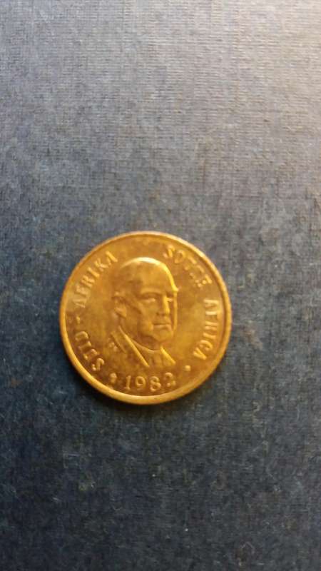 South Africa 1982 1 cent *BJ Vorster*