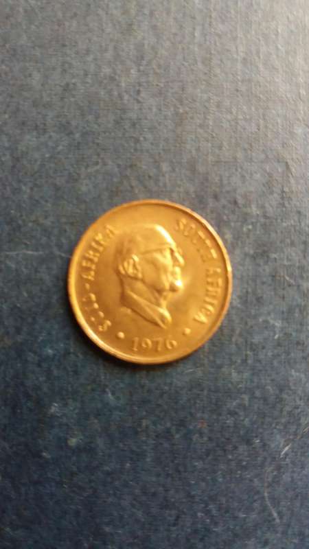 South Africa 1976 1 cent *JJ Fouche* AU Condition