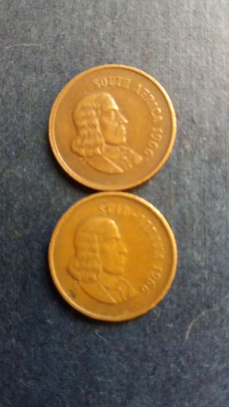 South Africa 1966 1 cent * English & Afrikaans legend - Jan van Riebeeck*