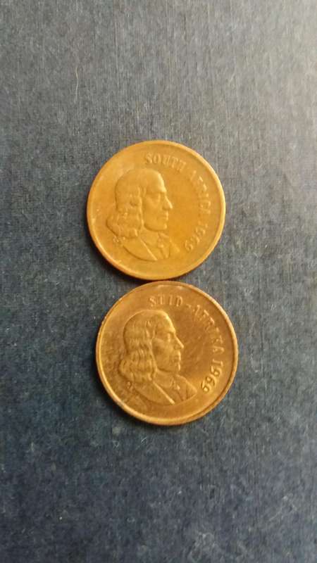 South Africa 1969 1 cent * English & Afrikaans legend - Jan van Riebeeck*