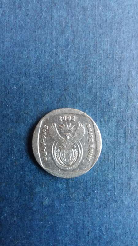 South Africa 2002 R1 * Mintage 5 000 000, Difficult to find*