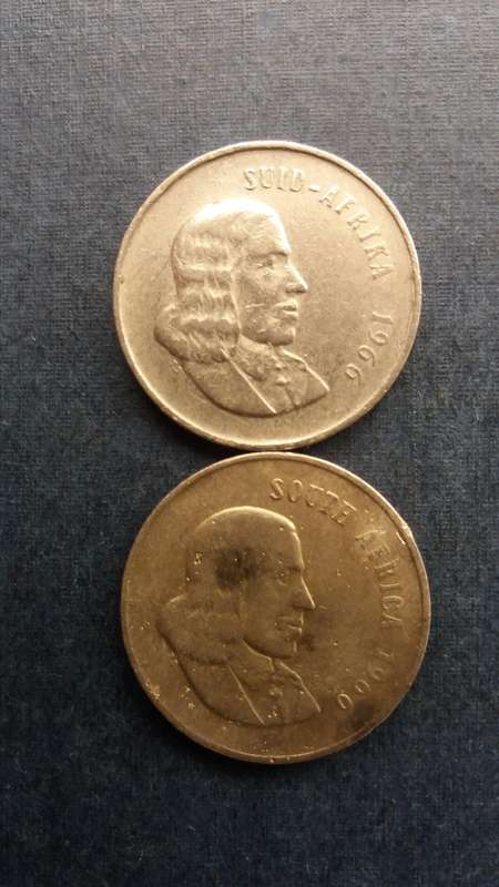 South Africa 1966 20 cent * Afrikaans & English Legend - Jan Van Riebeeck* Mintage 4049 000