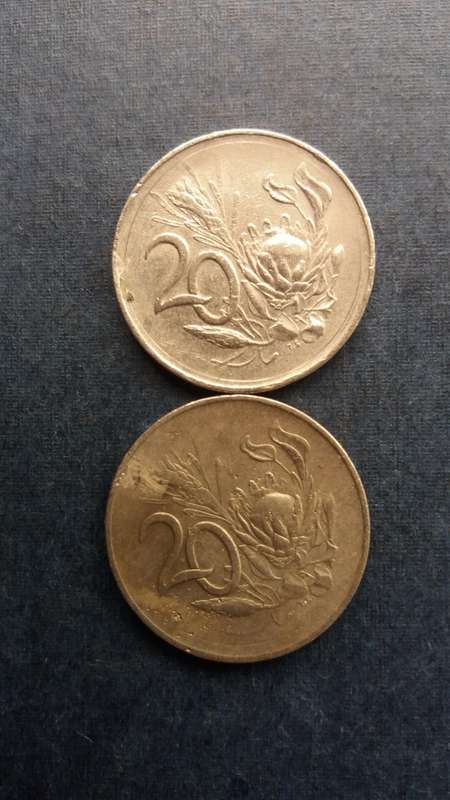South Africa 1966 20 cent * Afrikaans & English Legend - Jan Van Riebeeck* Mintage 4049 000