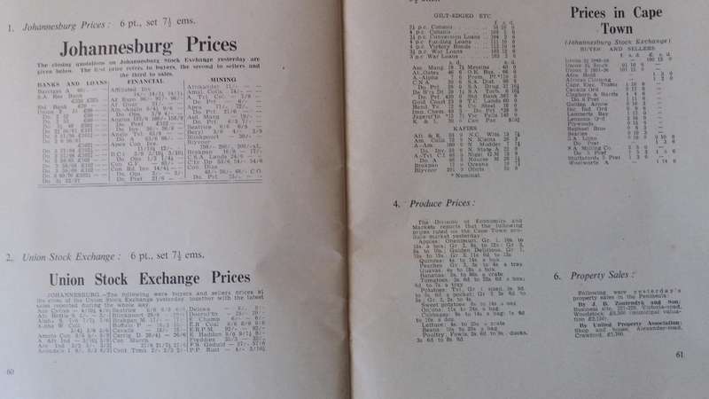 The Cape Times Style Book *First Edition December 1947*