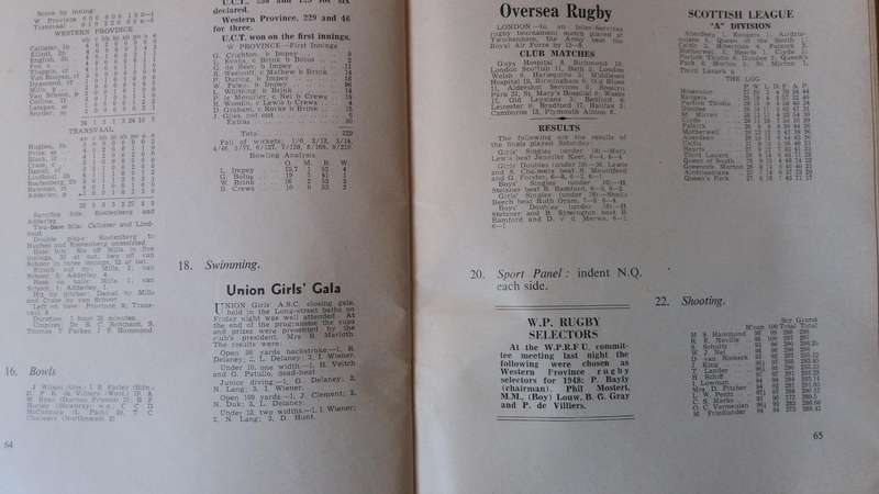 The Cape Times Style Book *First Edition December 1947*