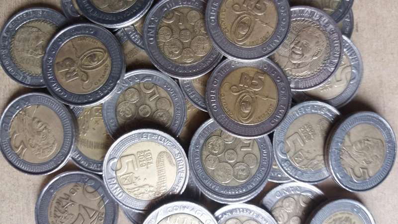 South Africa lot of 50 commemorative R5 coins