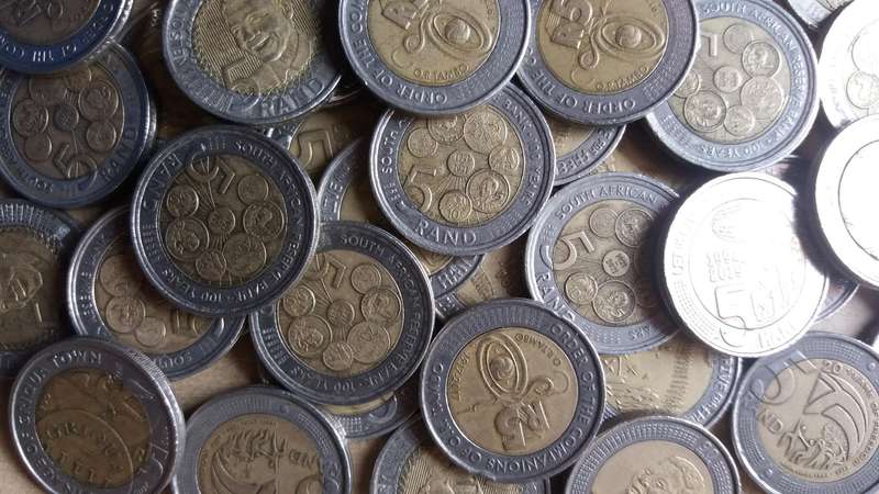 South Africa lot of 50 commemorative R5 coins