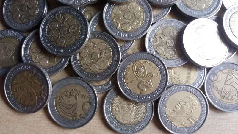 South Africa lot of 50 commemorative R5 coins