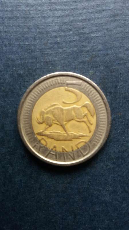 South Africa 2006 R5 - Wildebeest *Mintage 14 000 000*
