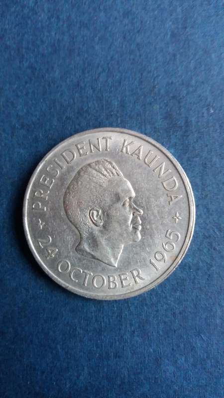 Zambia 1965 5 Shillings - President Kaunda * Mintage 10 000*