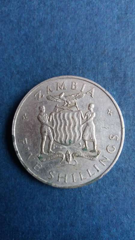Zambia 1965 5 Shillings - President Kaunda * Mintage 10 000*