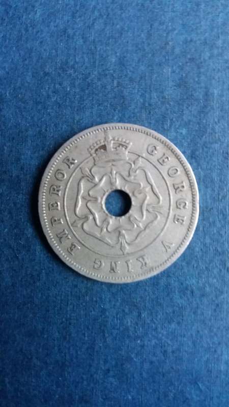 Southern Rhodesia 1935 1 Penny *George V Mintage 492 000*