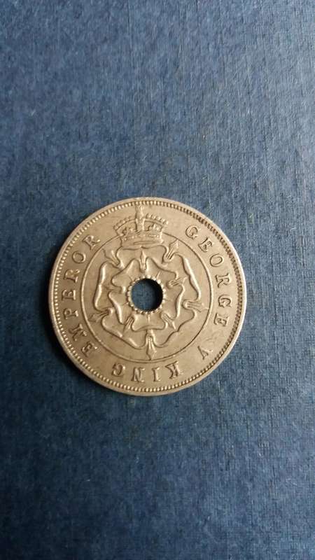 Southern Rhodesia 1934 1 Penny *George V Mintage 360 000*