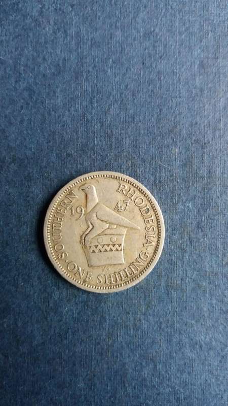 Southern Rhodesia 1947 1 Shilling *George VI Mintage 8 000 000*