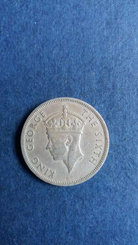 Southern Rhodesia 1951 1 Shilling *George VI Mintage 3 000 000*