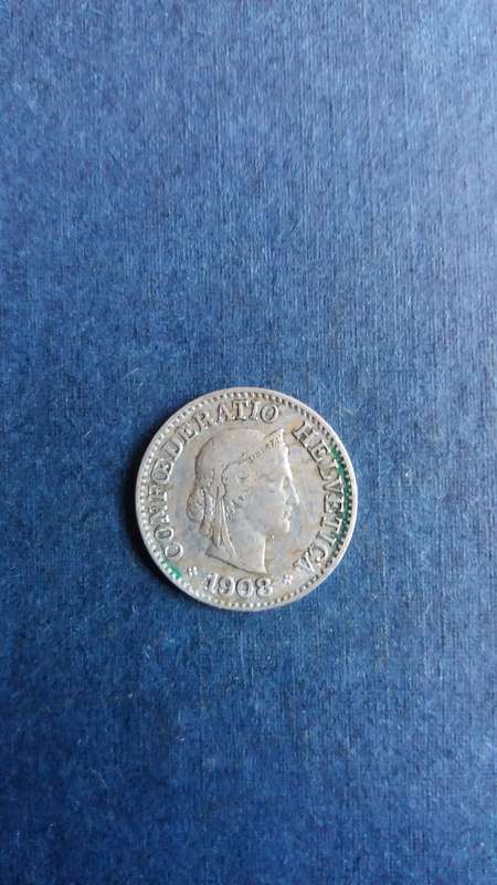 Switzerland 1908 10 Rappen *Mintage 2 000 000*
