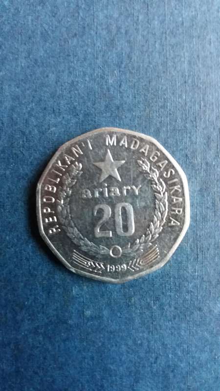 Madagascar 1999 20 Ariary
