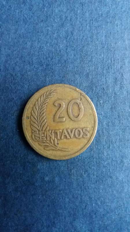 Peru 1948 20 Centavos