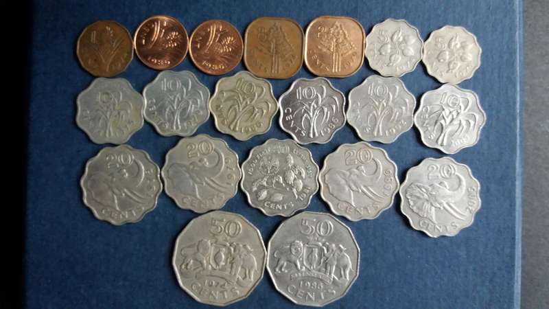 Swaziland lot of 20 Coins