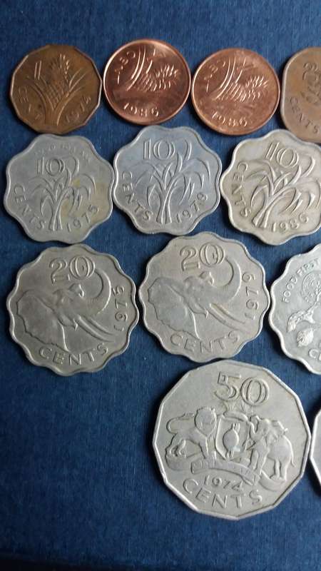 Swaziland lot of 20 Coins