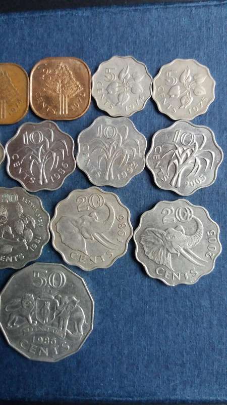 Swaziland lot of 20 Coins