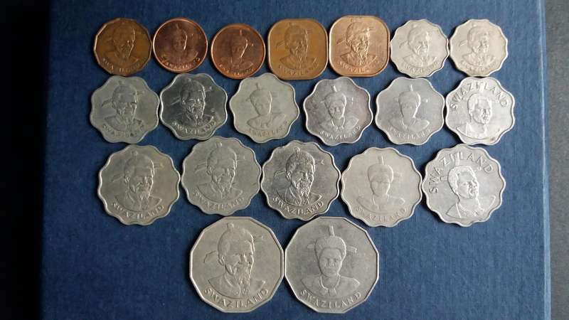 Swaziland lot of 20 Coins