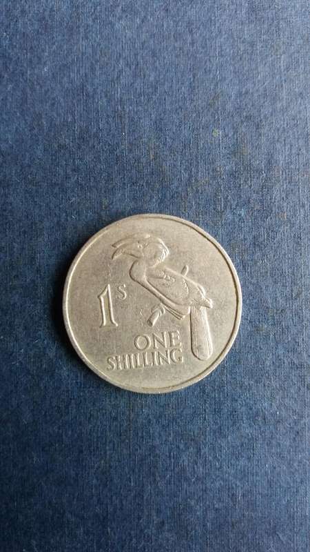 Zambia 1964 1 Shilling * Mintage 7 000 000*