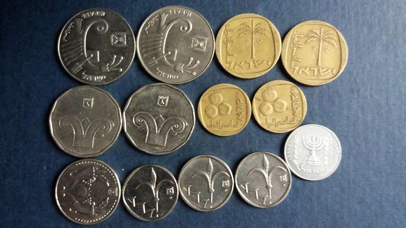 Israel lot * 13 x coins*