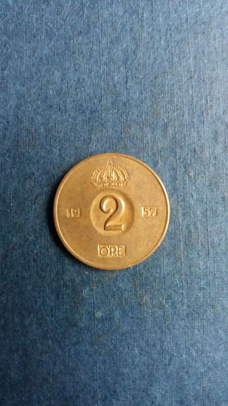 Sweden 1957  2 Ore