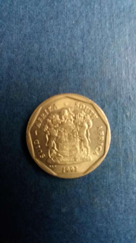 South Africa 1992 50 cent *AU*