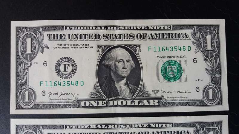 United states of America 2017 - 3 x 1 Dollar Bank note