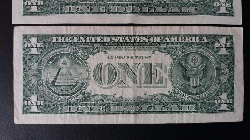 United states of America 2017 - 3 x 1 Dollar Bank note