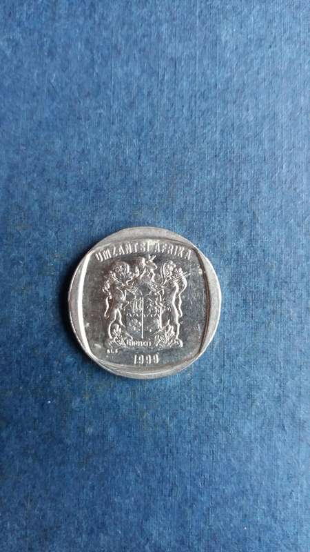 South Africa 1999 R2 * Mintage 4.8 Million Scarce to find*