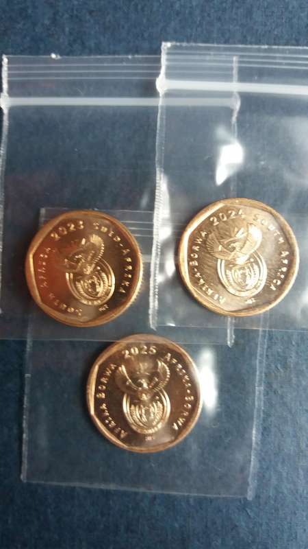 South Africa 4th Decimal Series 20 cents * 2023, 2024 & 2025* - AU Condition*