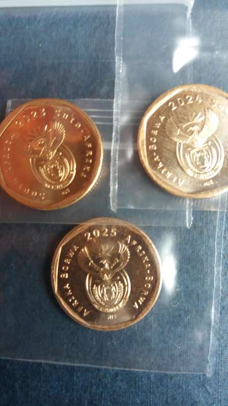 South Africa 4th Decimal Series 20 cents * 2023, 2024 & 2025* - AU Condition*