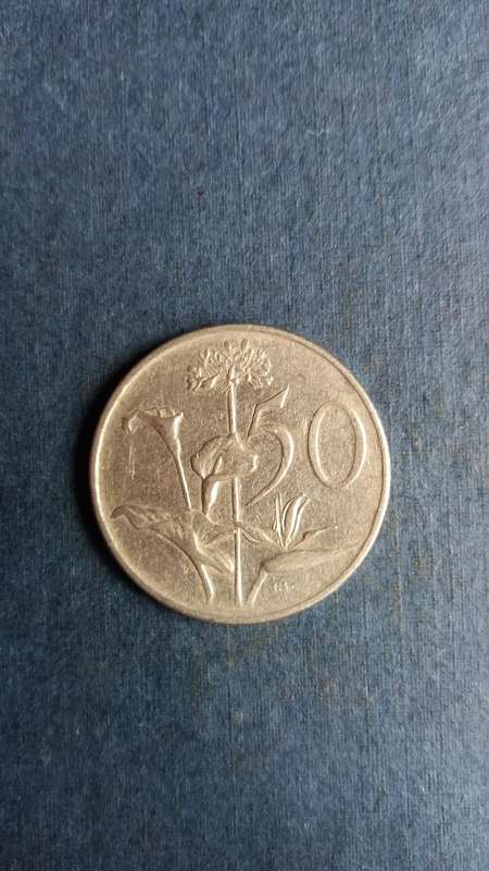 South Africa 1979 50 cent * Diederichs* Low Mintage 5051000