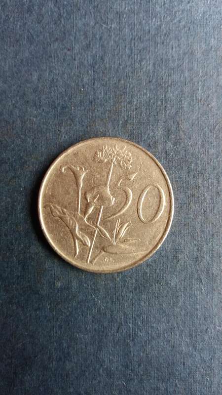 South Africa 1988 50 cent