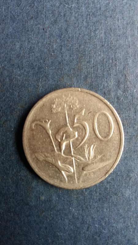 South Africa 1985 50 cent