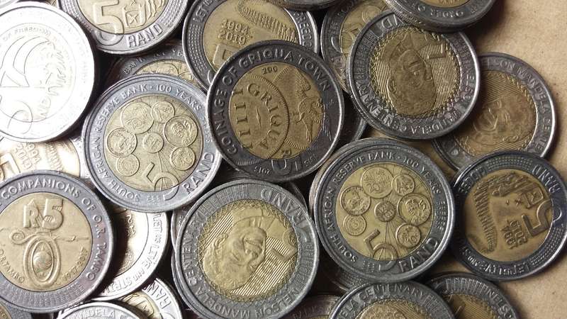 South Africa lot of 50 commemorative R5 coins