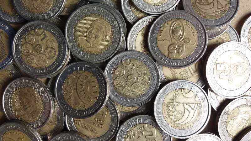 South Africa lot of 50 commemorative R5 coins