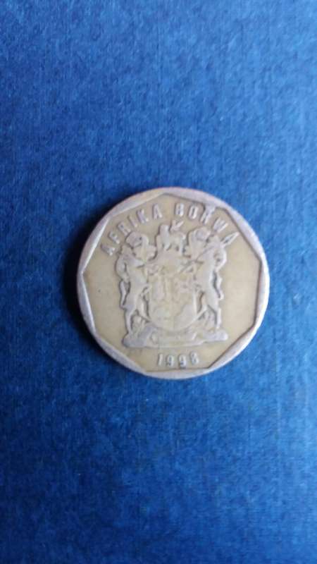 South Africa  1998 50 cents * Mintage 1 152 000 Difficult to find*