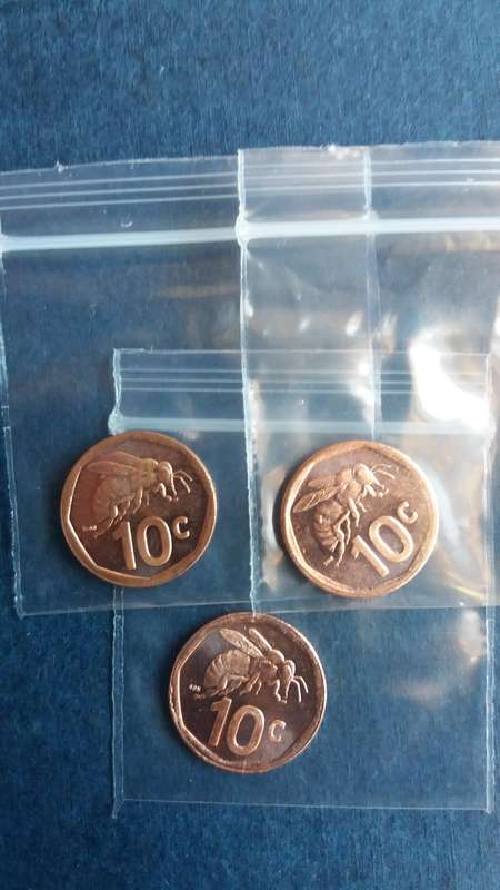 South Africa 4th Decimal Series 10 cents * 2023, 2024 & 2025* - AU Condition*