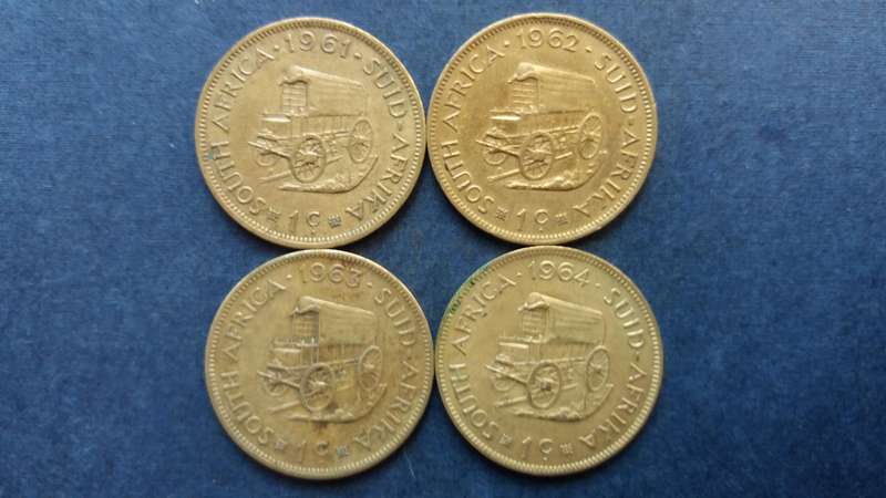 South Africa 1961 to 1964 1 cent