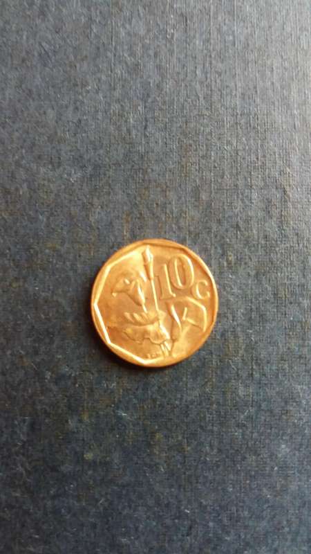 South Africa 1995 10 cent * AU condition*