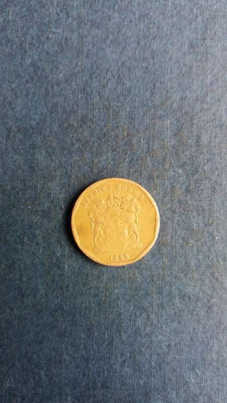 South Africa 1999 50 cent * Mintage 16 000 000*