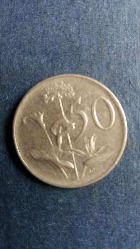 South Africa 1977 50 cent