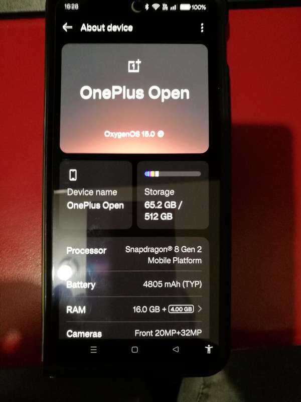 Oneplus Open Fold