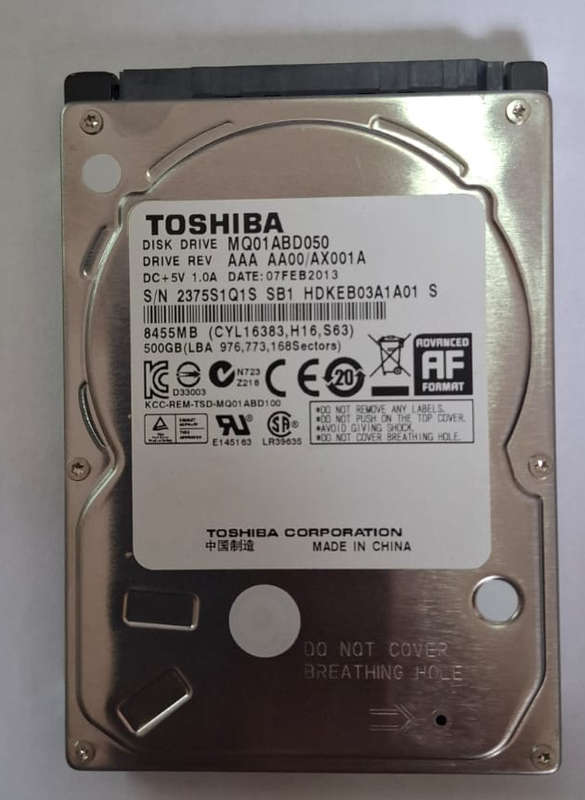 Laptop Hard Drive