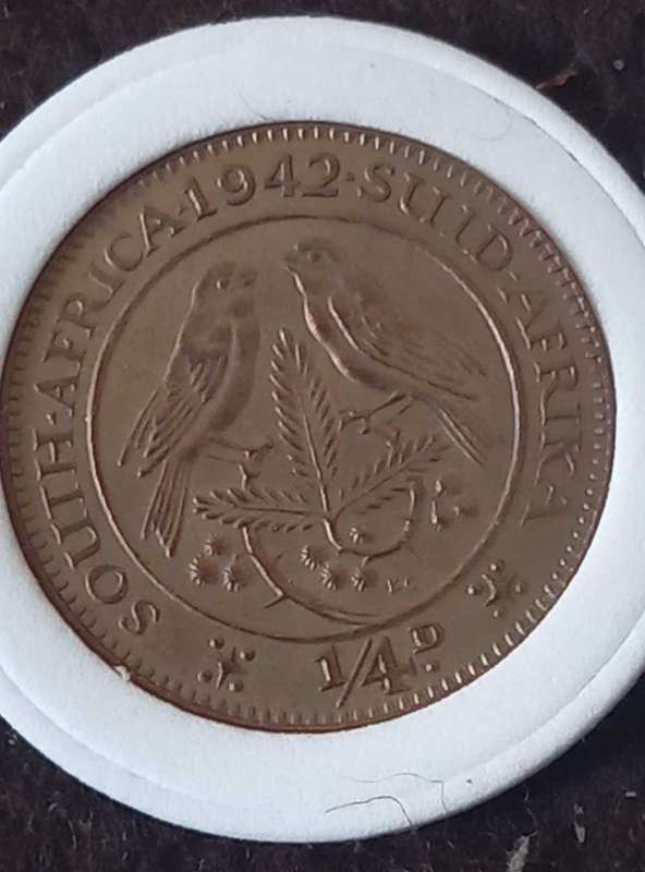 2 x 1942 UNION 1/4 FARTINGS AS PER PICTURE