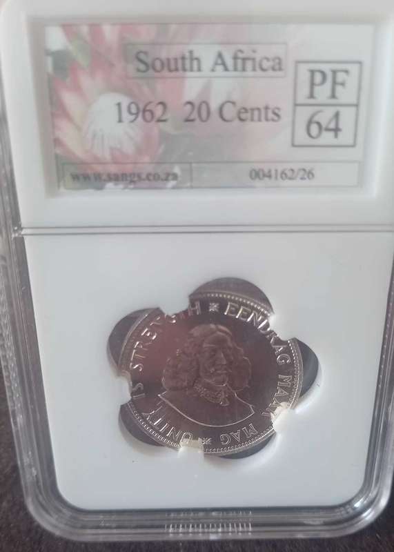 1962 SA GRADED PROOF SET